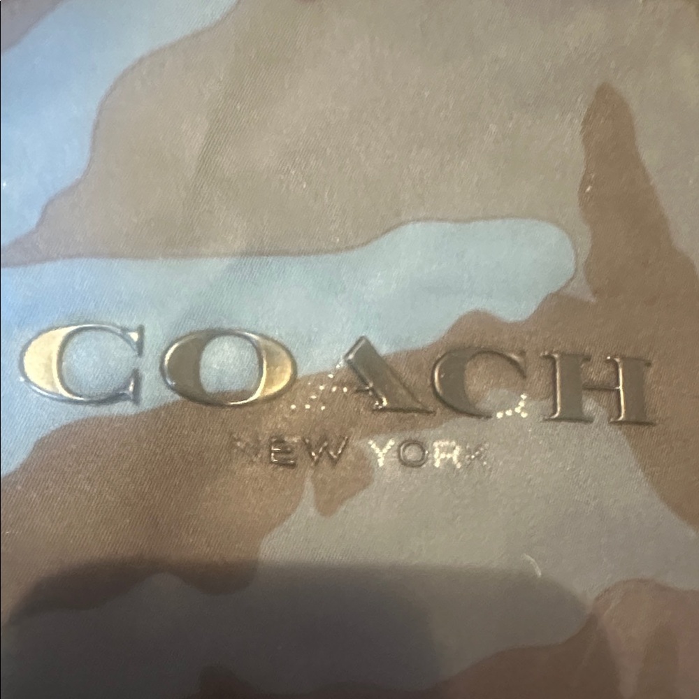 ECU Coach Charles Blue Camouflage Leather Backpack - Picture 16 of 16